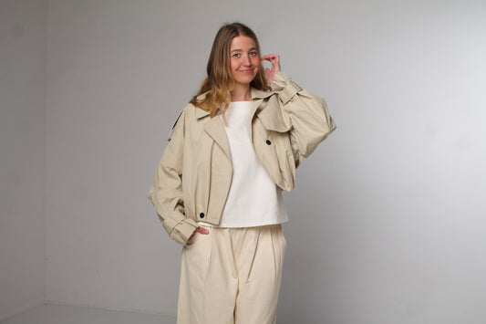 Gabardina Corta